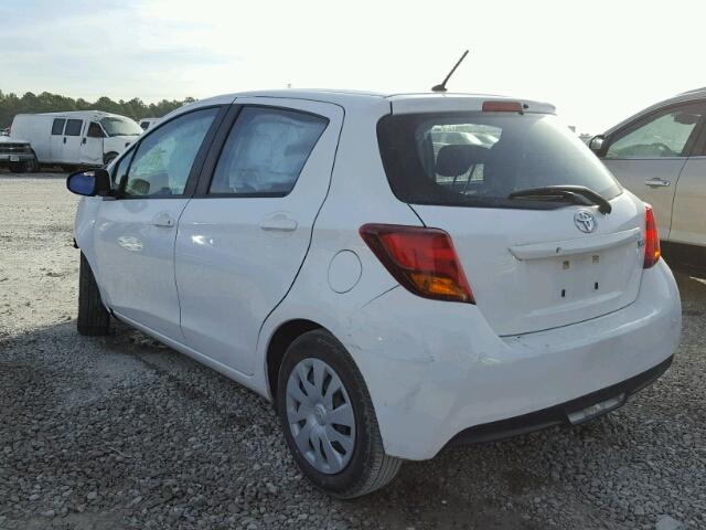 VNKKTUD36HA078338 - 2017 TOYOTA YARIS L WHITE photo 3