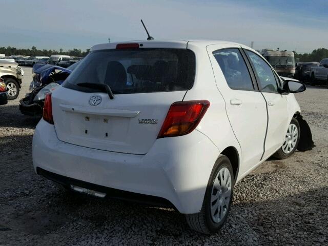 VNKKTUD36HA078338 - 2017 TOYOTA YARIS L WHITE photo 4