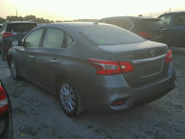 3N1AB7AP8HY292570 - 2017 NISSAN SENTRA S GRAY photo 3