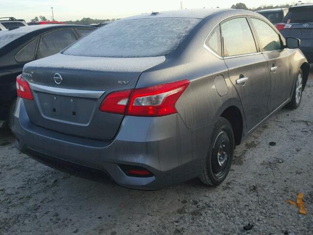 3N1AB7AP8HY292570 - 2017 NISSAN SENTRA S GRAY photo 4