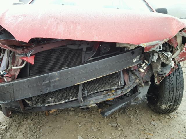 1NXBR32E68Z989365 - 2008 TOYOTA COROLLA CE RED photo 9