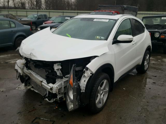 3CZRU6H78GM741336 - 2016 HONDA HR-V EXL WHITE photo 2