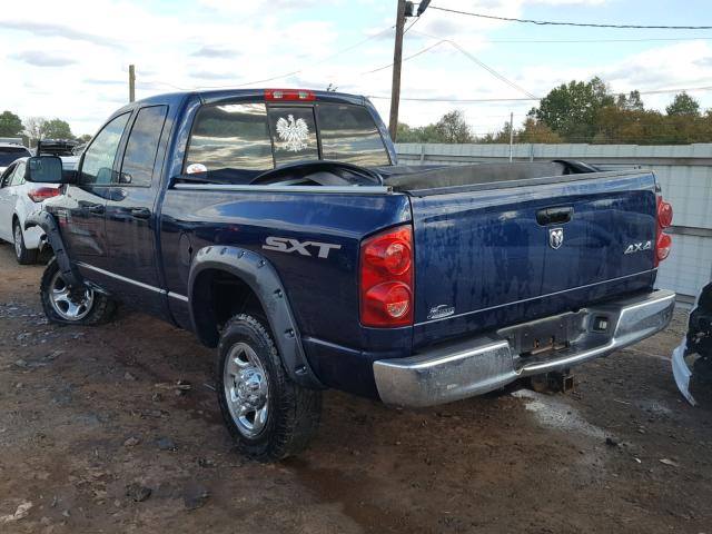 3D7KS28D98G186057 - 2008 DODGE RAM 2500 S Mavi foto 3