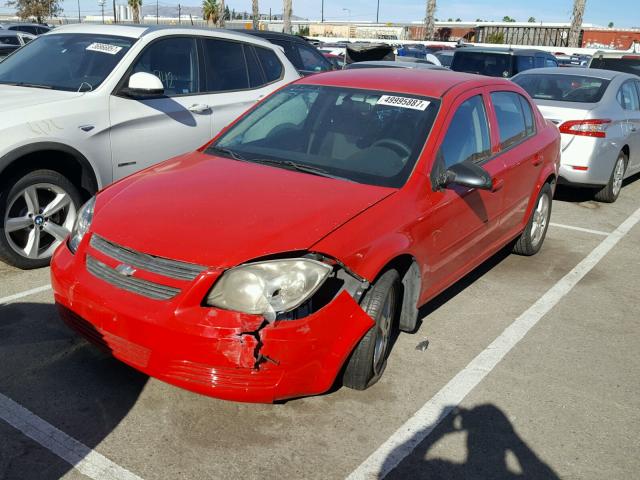 1G1AF5F50A7137539 - 2010 CHEVROLET COBALT 2LT RED photo 2