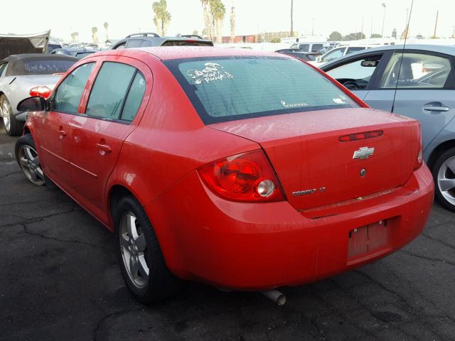 1G1AF5F50A7137539 - 2010 CHEVROLET COBALT 2LT RED photo 3