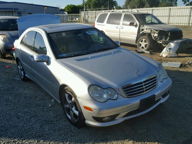 WDBRF40J15A667262 - 2005 MERCEDES-BENZ C 230K SPO SILVER photo 1