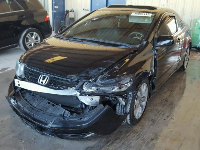 2HGFG1B88AH531279 - 2010 HONDA CIVIC EX BLACK photo 2