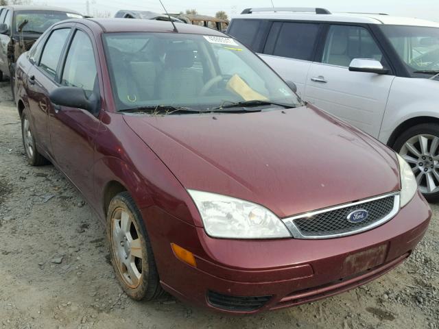 1FAFP34N96W154425 - 2006 FORD FOCUS ZX4 RED photo 1