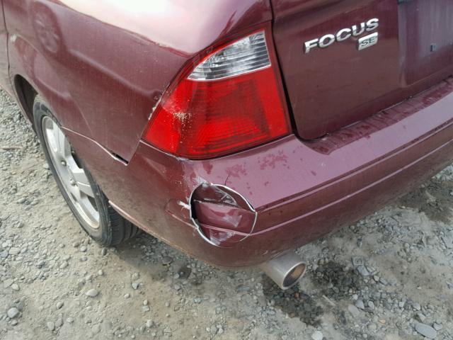 1FAFP34N96W154425 - 2006 FORD FOCUS ZX4 RED photo 9