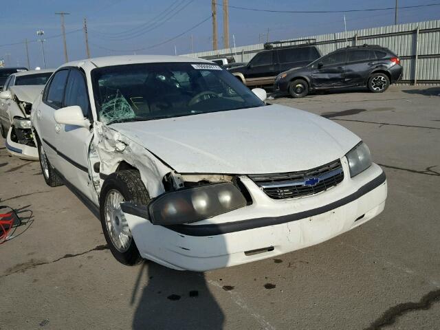 2G1WF55K219272632 - 2001 CHEVROLET IMPALA WHITE photo 1