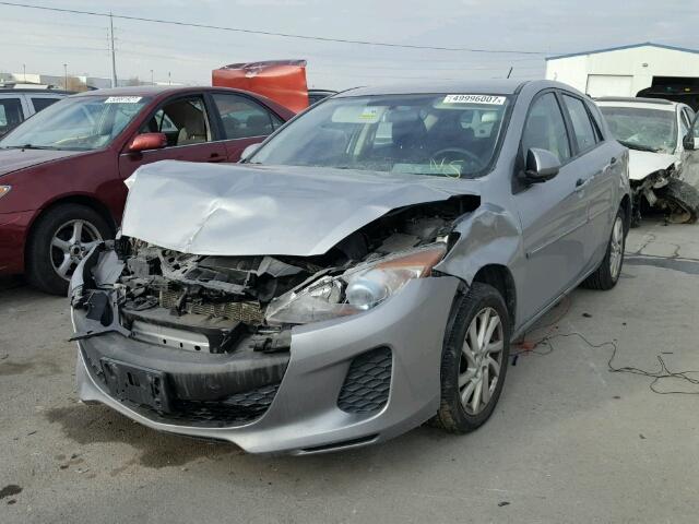 JM1BL1L80C1626377 - 2012 MAZDA 3 I SILVER photo 2