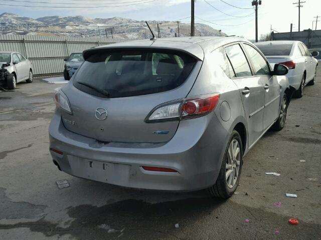 JM1BL1L80C1626377 - 2012 MAZDA 3 I SILVER photo 4