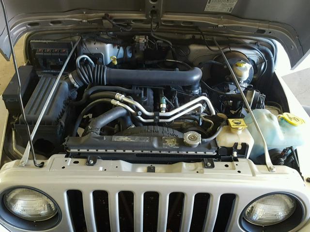 1J4FA69S26P710848 - 2006 JEEP WRANGLER / SILVER photo 7