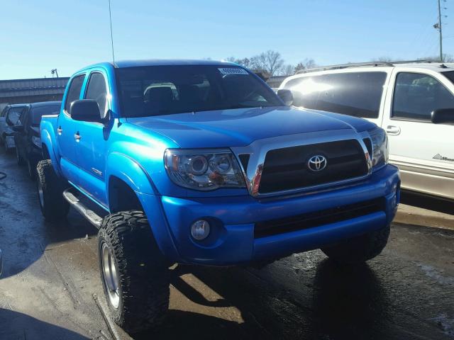 3TMJU62N57M035175 - 2007 TOYOTA TACOMA DOU BLUE photo 1