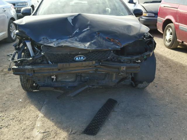 KNAFU4A23C5624997 - 2012 KIA FORTE EX BLACK photo 9