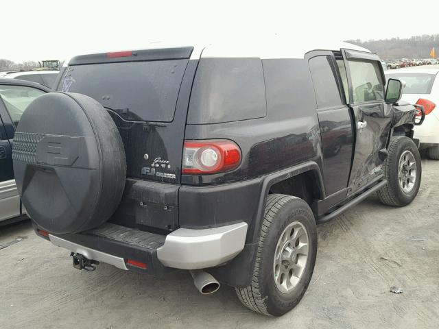 JTEBU4BF8CK143840 - 2012 TOYOTA FJ CRUISER BLACK photo 4