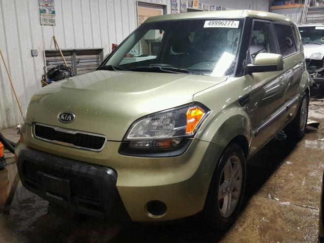 KNDJT2A29A7191336 - 2010 KIA SOUL + GREEN photo 2