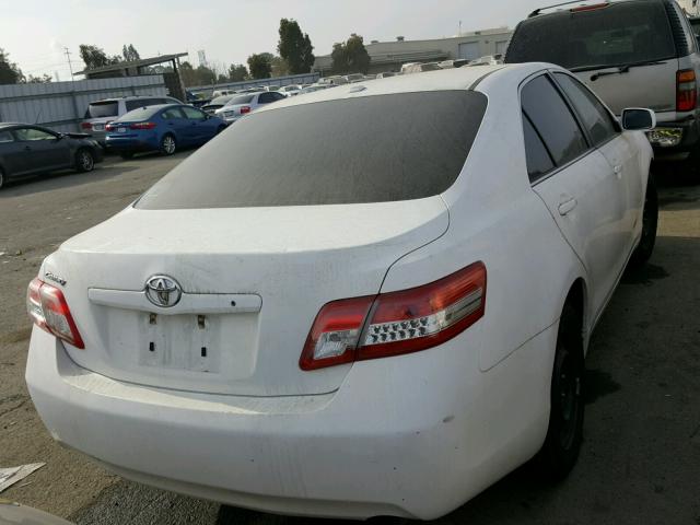 4T1BF3EK4BU581268 - 2011 TOYOTA CAMRY WHITE photo 4