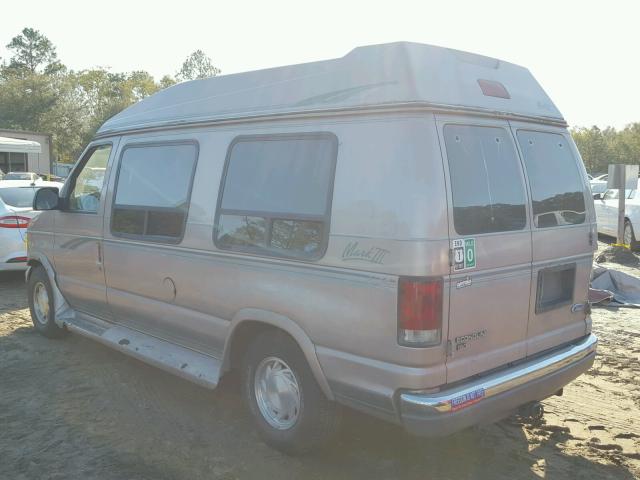 1FDEE14N7SHA80075 - 1995 FORD ECONOLINE TAN photo 3