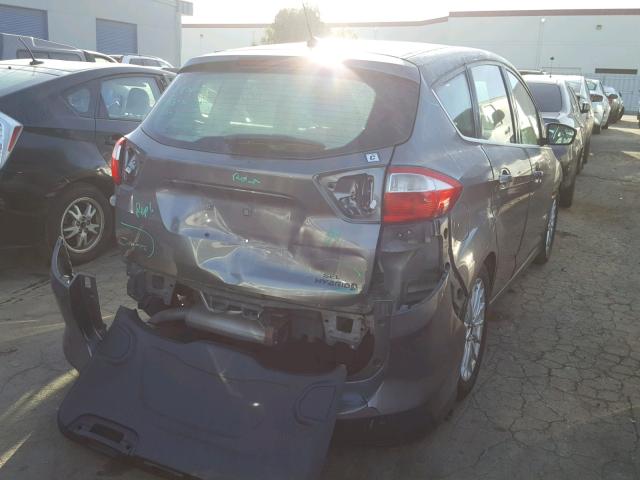 1FADP5BU8DL509581 - 2013 FORD C-MAX SEL GRAY photo 4