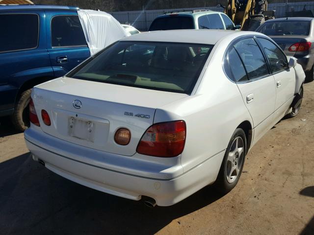 JT8BH68X6W0007547 - 1998 LEXUS GS 400 WHITE photo 4