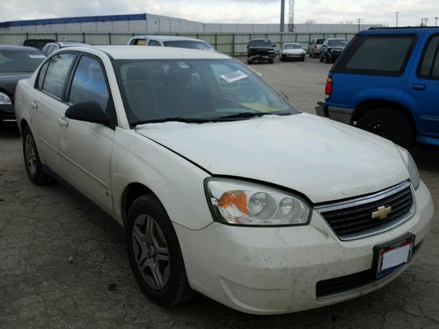 1G1ZS58NX7F291704 - 2007 CHEVROLET MALIBU LS WHITE photo 1