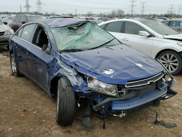 1G1PC5SB1D7147385 - 2013 CHEVROLET CRUZE LT BLUE photo 1