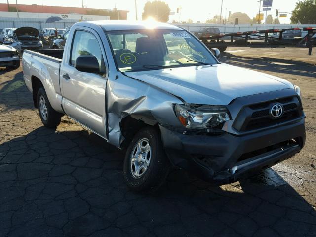 5TFNX4CNXDX030295 - 2013 TOYOTA TACOMA SILVER photo 1