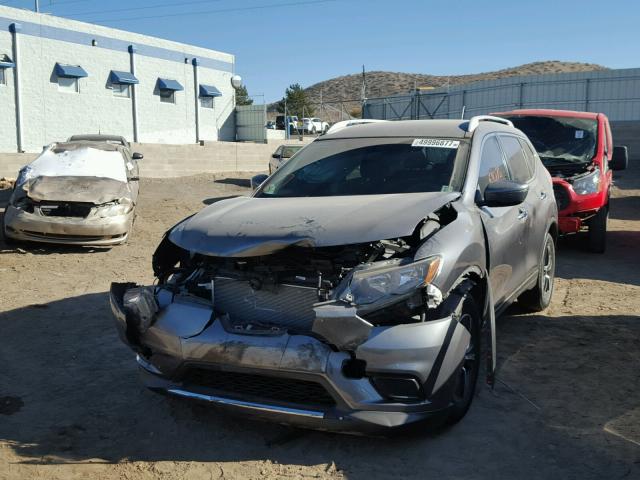 5N1AT2MV9GC830445 - 2016 NISSAN ROGUE S GRAY photo 2