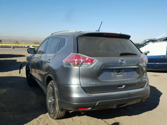 5N1AT2MV9GC830445 - 2016 NISSAN ROGUE S GRAY photo 3