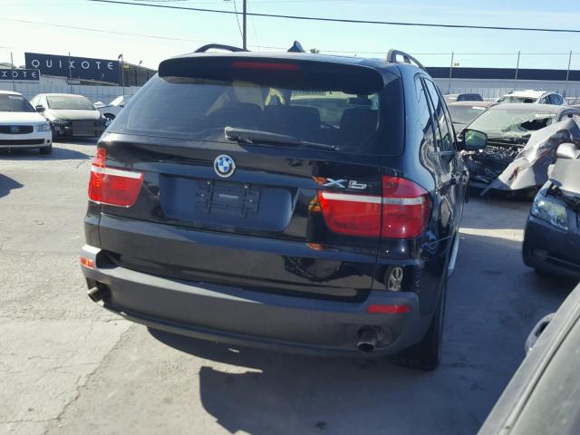 5UXFE43537L016890 - 2007 BMW X5 3.0I BLACK photo 4