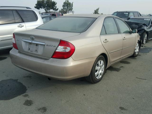 4T1BE32K03U237106 - 2003 TOYOTA CAMRY LE CREAM photo 4