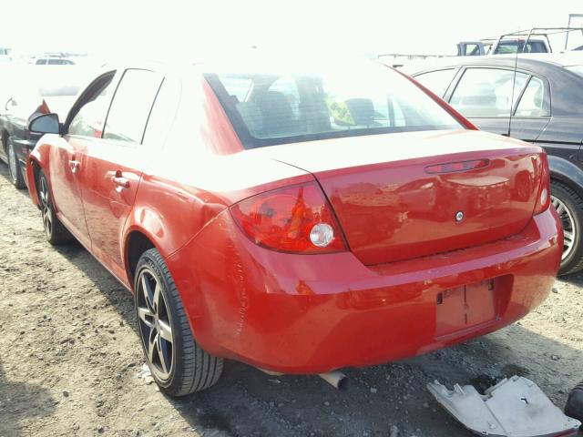 1G1AL58FX87252433 - 2008 CHEVROLET COBALT LT RED photo 3