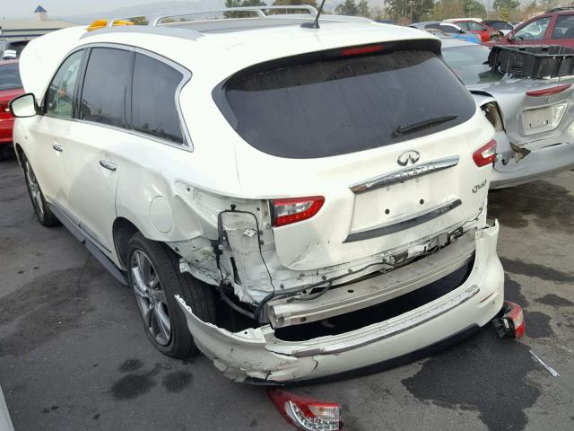 5N1AL0MM7FC547634 - 2015 INFINITI QX60 WHITE photo 3