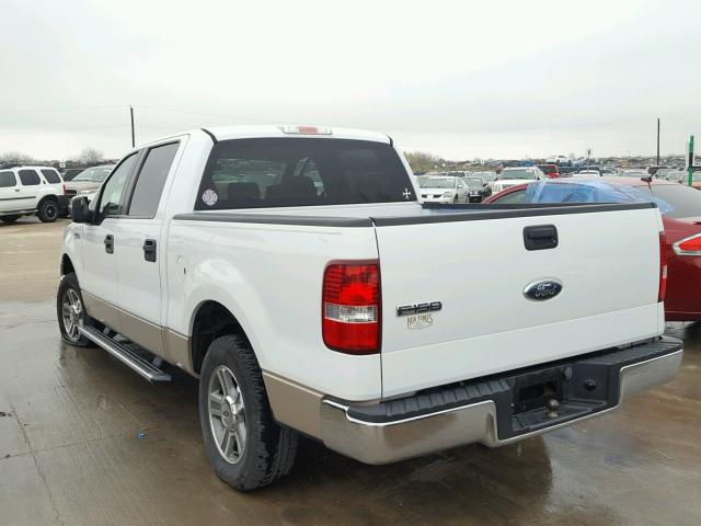 1FTRW12W97KB22089 - 2007 FORD F150 SUPER WHITE photo 3