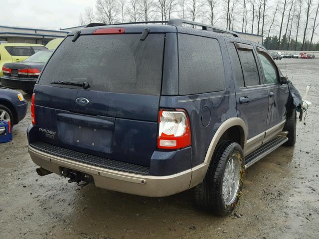 1FMZU74K23UC34598 - 2003 FORD EXPLORER E BLUE photo 4