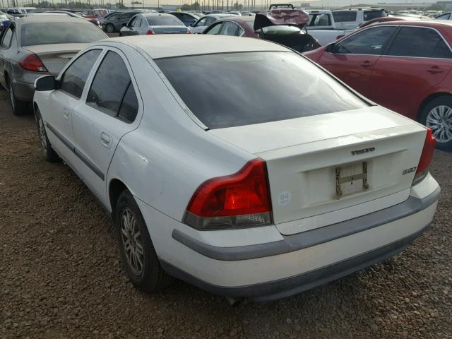 YV1RS61TX32275049 - 2003 VOLVO S60 WHITE photo 3