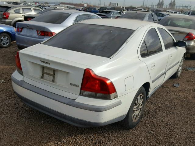 YV1RS61TX32275049 - 2003 VOLVO S60 WHITE photo 4