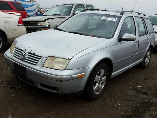 WVWSL61J54W003117 - 2004 VOLKSWAGEN JETTA GLS SILVER photo 2