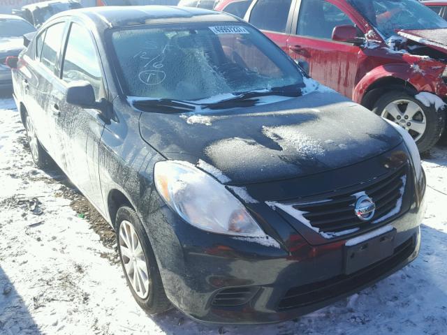 3N1CN7AP9DL863314 - 2013 NISSAN VERSA S BLACK photo 1