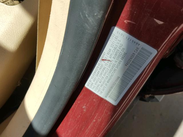 WVWWH63B53E215688 - 2003 VOLKSWAGEN PASSAT GLX 红色 照片 10