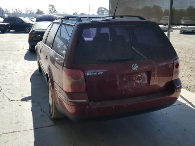 WVWWH63B53E215688 - 2003 VOLKSWAGEN PASSAT GLX 红色 照片 3