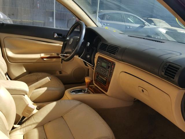 WVWWH63B53E215688 - 2003 VOLKSWAGEN PASSAT GLX 红色 照片 5