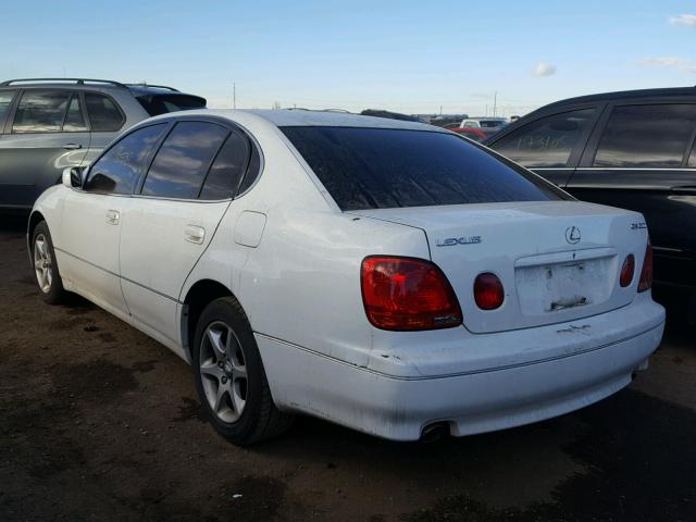 JT8BD69S050206669 - 2005 LEXUS GS 300 WHITE photo 3