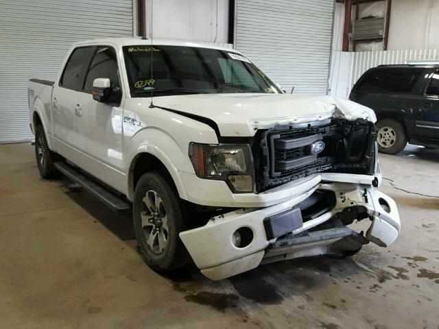 1FTFW1CF2EKG04143 - 2014 FORD F150 SUPER WHITE photo 1