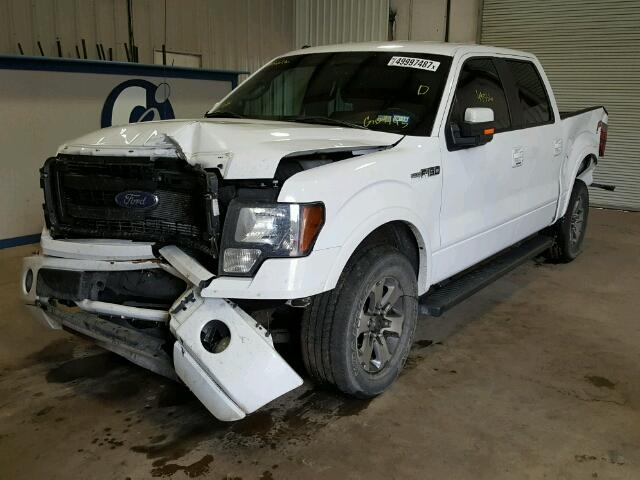 1FTFW1CF2EKG04143 - 2014 FORD F150 SUPER WHITE photo 2