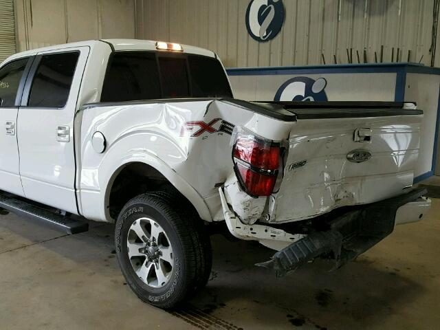 1FTFW1CF2EKG04143 - 2014 FORD F150 SUPER WHITE photo 9