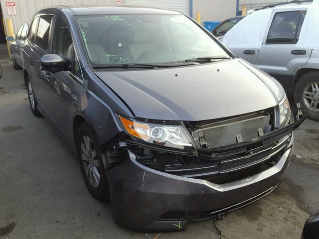 5FNRL5H64GB091080 - 2016 HONDA ODYSSEY EX GRAY photo 1