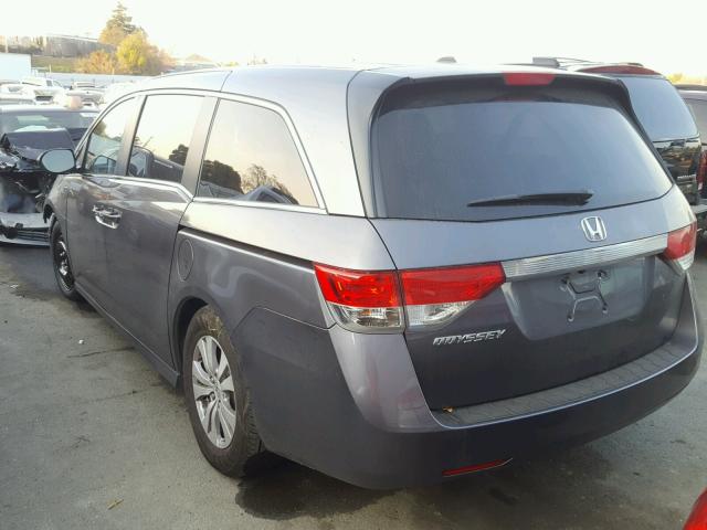 5FNRL5H64GB091080 - 2016 HONDA ODYSSEY EX GRAY photo 3