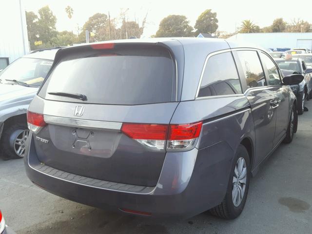 5FNRL5H64GB091080 - 2016 HONDA ODYSSEY EX GRAY photo 4